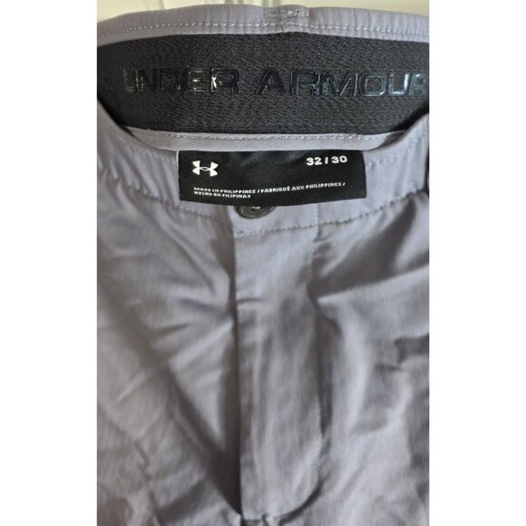 Under Armour Mens Stretch Pants Mens 32x30 Gray Athletic Stay Put Waist Workout - Picture 7 of 11